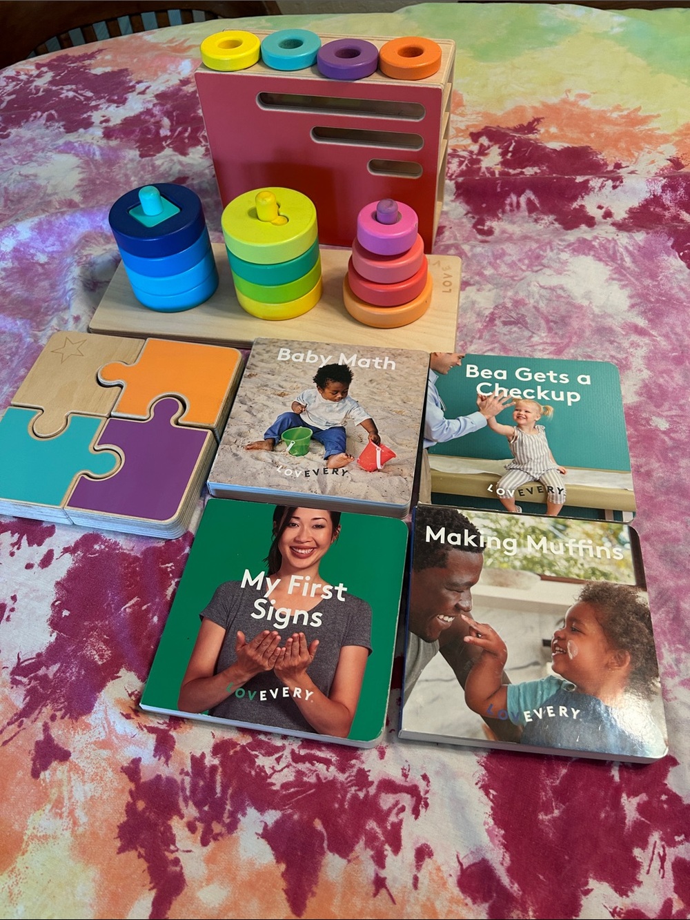 Lovevery books & toys & puzzle